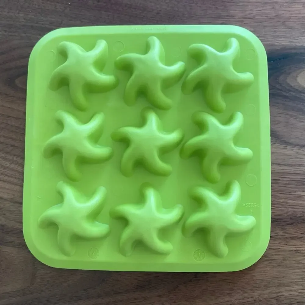 Silicone star shape mold for candy, gummies, chocolate, ice, soap etc
